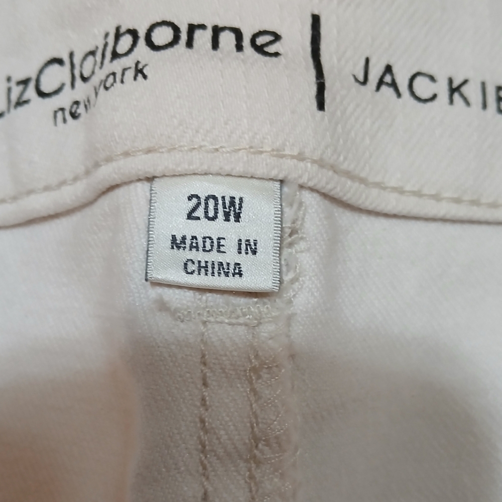 Liz Claiborne Women's Size 20W Cream Trousers - Picture 2 of 7